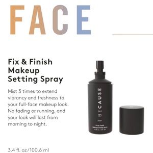 New Fix & Finish Make up setting spray
